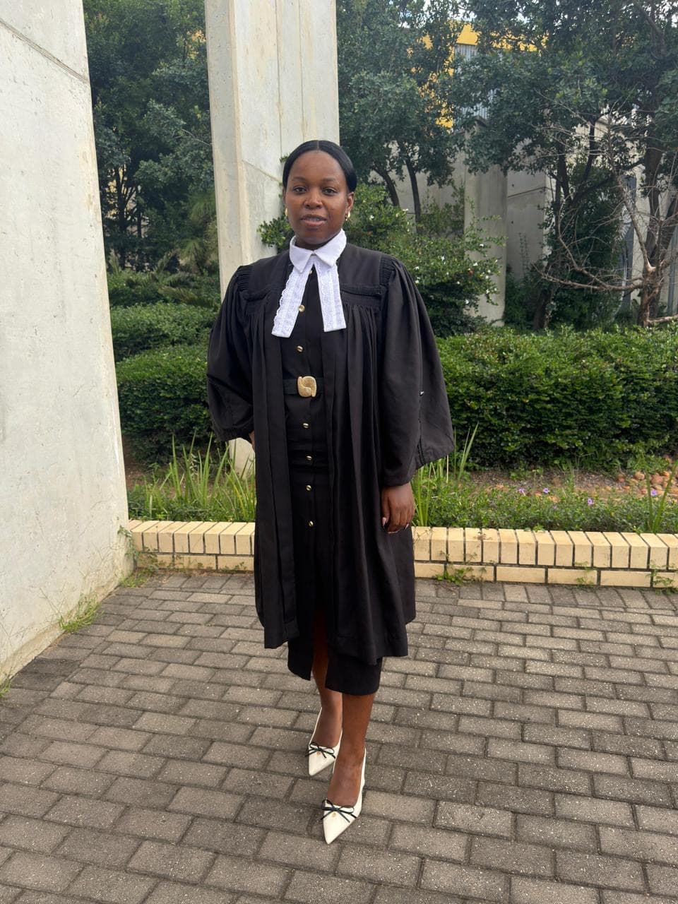 Ipfani Makhuvha in attorney robes